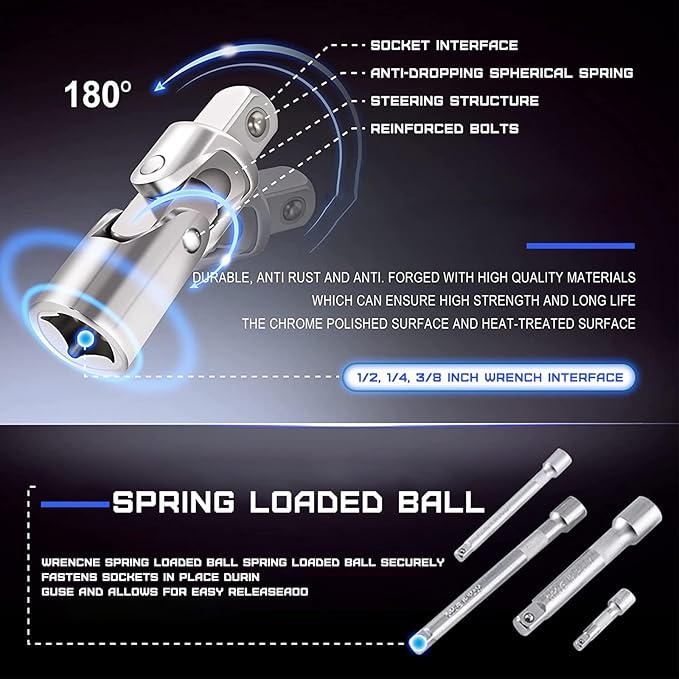jar-owl Home Tool Kit Tool Set 146 Pieces Metric Household Hand Tool Kit，Auto Repair Tool Set with Portable Toolbox for Homeowner, Diyer, Handyman