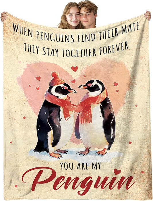 Anniversary Blanket Gifts, Romantic Gifts for Women Men, Wedding, Valentine's Day, Birthday Gifts for Wife, Girlfriends, Husband, Couples Blanket Gifts for Chritsmas Thanksgiving 50x60