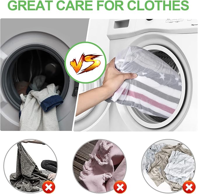 OTraki Large Mesh Washing Bag 43 x 35 in XL Laundry Bag Washer Machine Net Protector Large Washer Bag for Travel Camp College Student Dress Bedding Blanket Sheet Robe Cleaning Organizer Blue