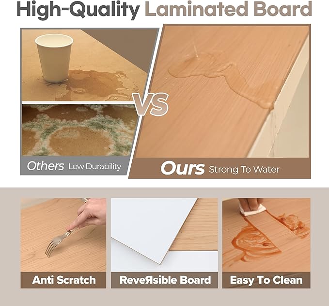 HOMEDANT House 5 Tier Laminated Metal Shelving Unit Adjustable Storage Utility Rack Heavy Duty Shelves Organization Multipurpose Shelf Kitchen Garage Pantry Closet (10, (M) 36.2" W, White)