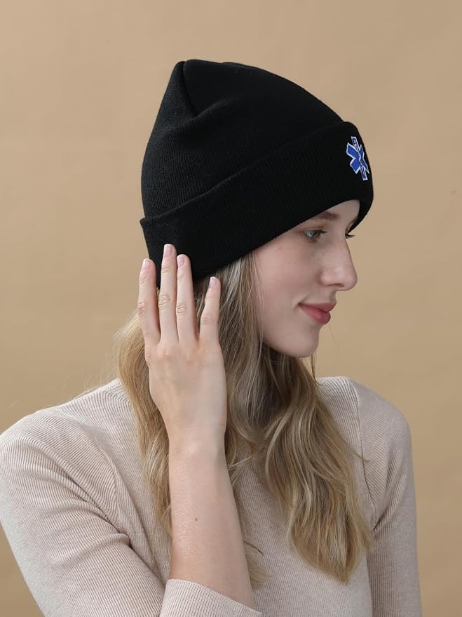EMT Beanie Hat for Men Women EMTs Gifts Paramedic Gifts for Emergency Medical Technician Funny Stuff