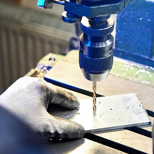 Cobalt Drill Bit Set, 29Pcs M35 High Speed Steel Bits for Hardened Metals, Stainless Steel, Cast Iron and Wooden Plastics, with Metal Index Storage Box, 1/16"-1/2"