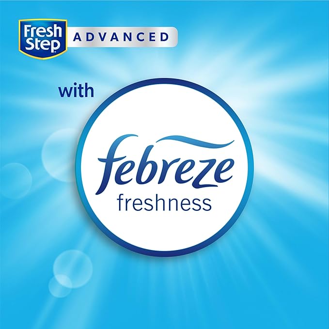 Fresh Step Advanced Multi Cat Clumping Litter with Febreze Freshness, Fresh Step Clumping Cat Litter Extra Strength Formula, 37 lbs. (2 x 18.5 lb. Box)