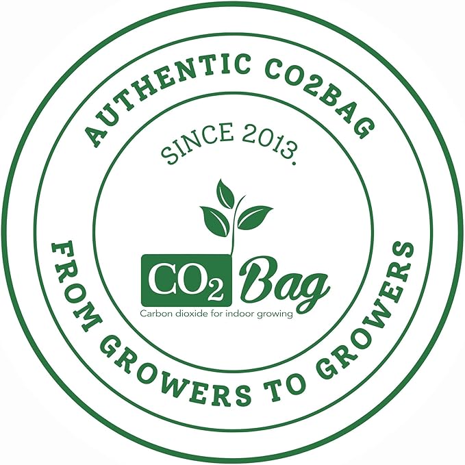 CO2BAG® XL – Natural CO₂ Generator for Indoor Plants & Greenhouses | Boosts Growth, Yield, Taste & Color | Compact, Safe & Maintenance-Free -2-Pack-