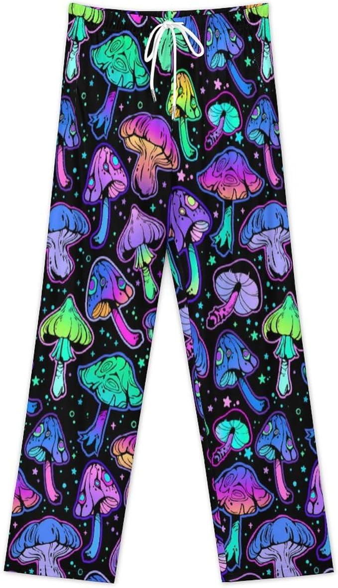 Funny Mens Pajama Pants Lightweight Soft Lounge Pant Sleep Pj Bottoms for Men With Pockets