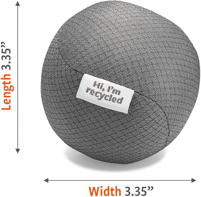 Full Circle Loads of Fun Anti-Static Dryer Balls, Set of 3 – Quiet, Scent-Free and Hypoallergenic Reusable Fabric Softener Laundry Balls – Non Toxic and Vegan, Gray 3 Count