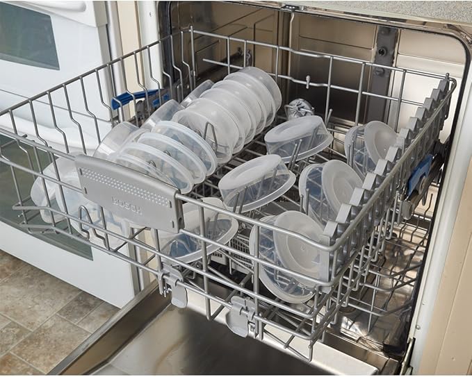 DuraHome - Deli Containers with Lids 8 oz. Leakproof - 40 Pack Plastic Microwavable Clear Food Storage Container/Slime Premium Heavy-Duty Quality, Freezer & Dishwasher Safe