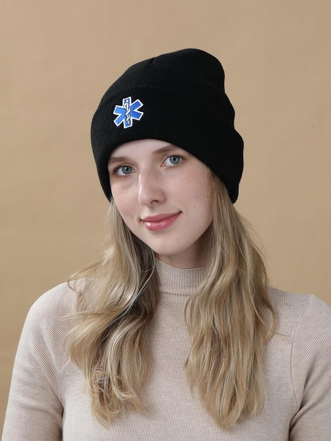 EMT Beanie Hat for Men Women EMTs Gifts Paramedic Gifts for Emergency Medical Technician Funny Stuff