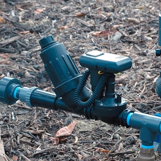 DIG P16-200 1" All-Purpose Heavy Duty Drip Irrigation Kit MPT Inline Y Filter with 200 Mesh Polyester Screen and Flush Cap for Residential, Commercial, and Agricultural Use