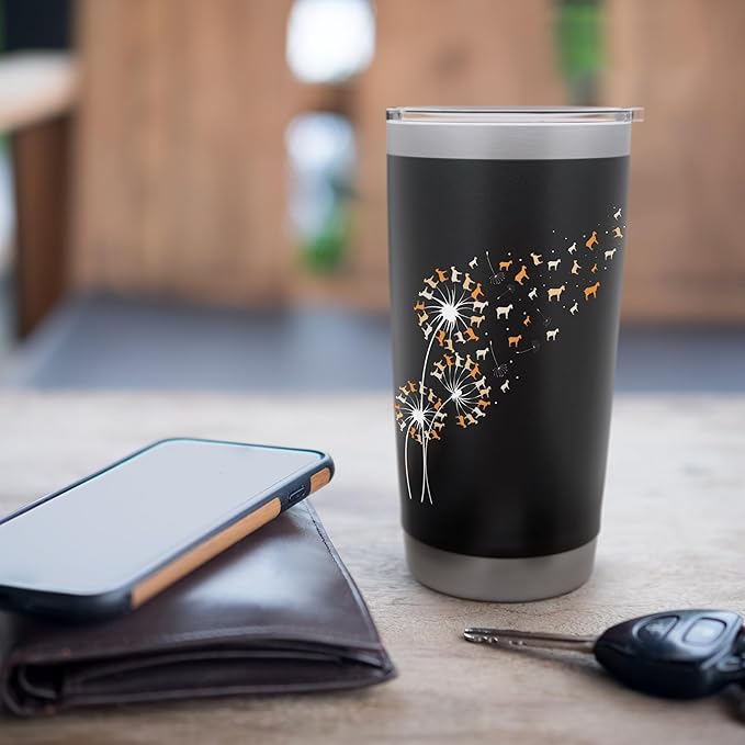 Dandelion Goats - Goat Lover Farm Animal Breeding Rancher Stainless Steel Insulated Tumbler