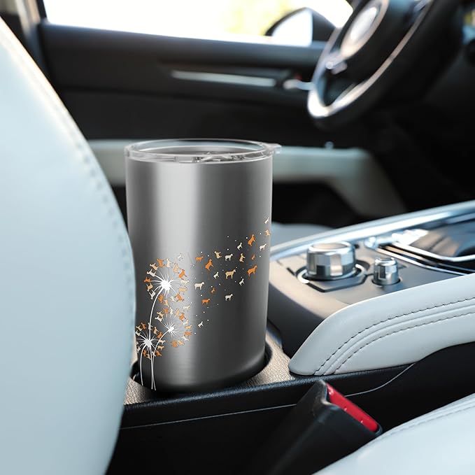 Dandelion Goats - Goat Lover Farm Animal Breeding Rancher Stainless Steel Insulated Tumbler