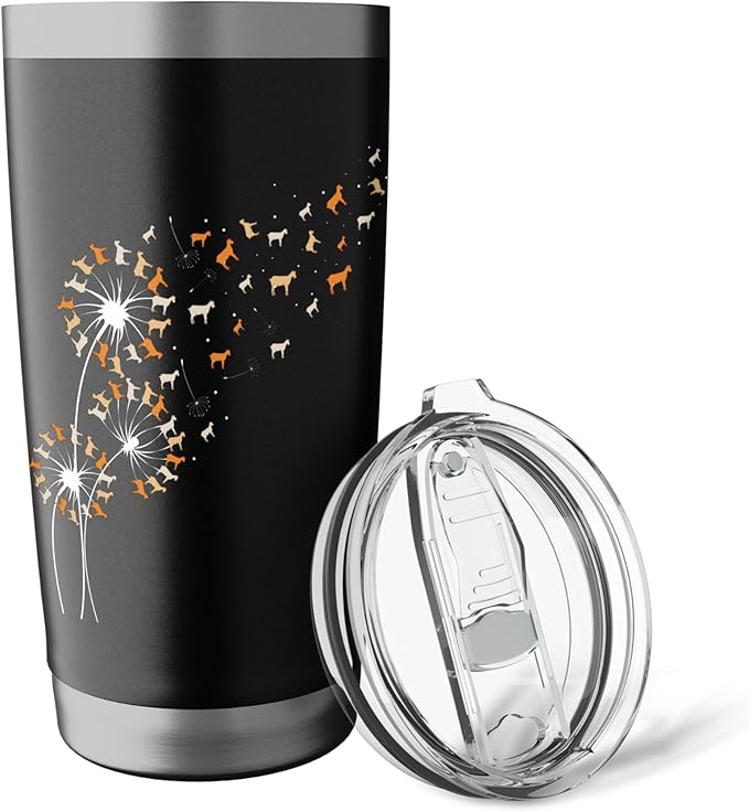 Dandelion Goats - Goat Lover Farm Animal Breeding Rancher Stainless Steel Insulated Tumbler