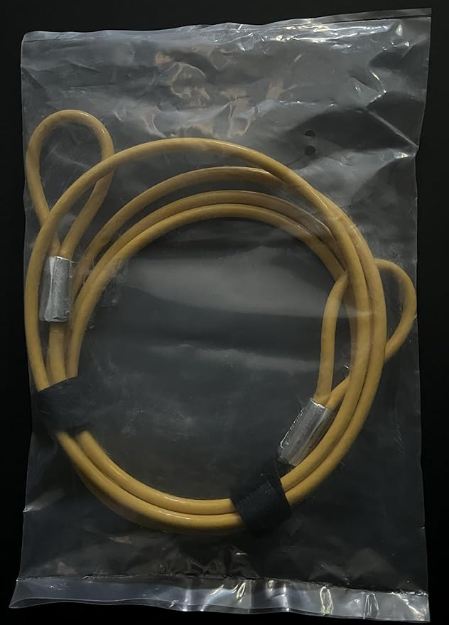 Commercial Heavy Duty Braided Galvanized Steel Anti-Theft Security Cable with Looped Ends. (1/4 Inch Thick, 7x19 Construction, 8 Feet)