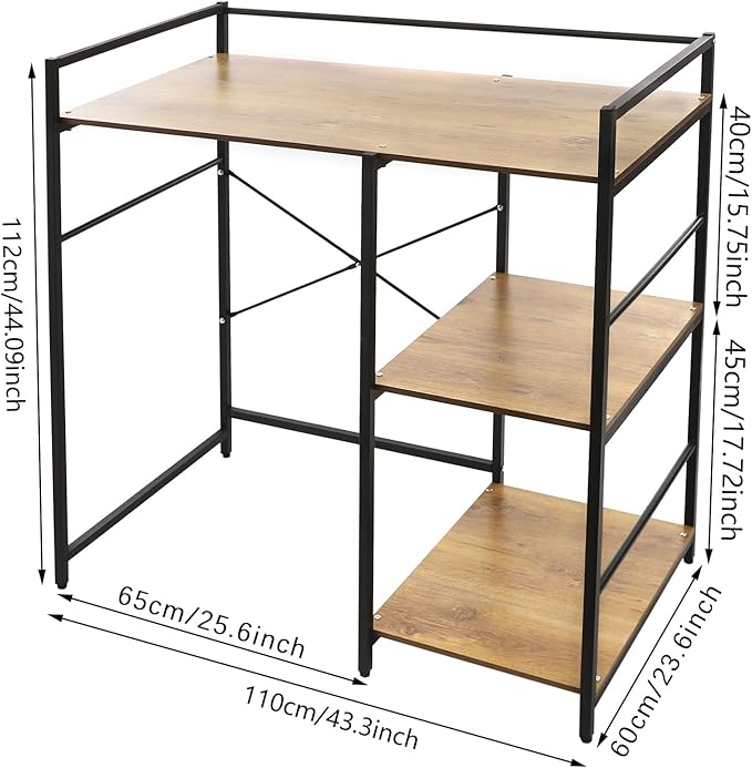 3 Tier Bathroom Washer Dryer Storage Shelf, 43.3×23.6×44.1In Washing Machine Storage Utility Rack, Space Saving Shelving Units Clothes Dryers Shelf for Laundry Room, Balcony