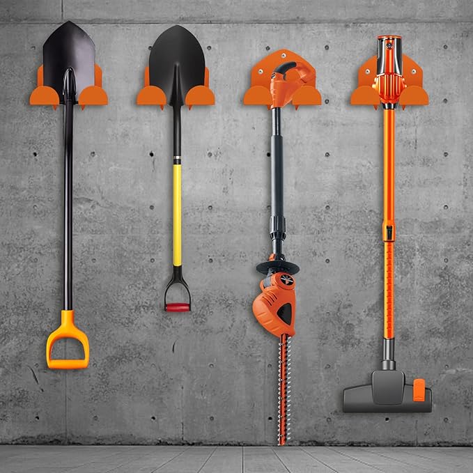 Garage Storage Garage Organizer Trimmer Rack Garden Power Tool Hanger for Grass Trimmer, Hedge Trimmer, Garages Wall, Garag Trimmer, Garden Tools, 3 Pack