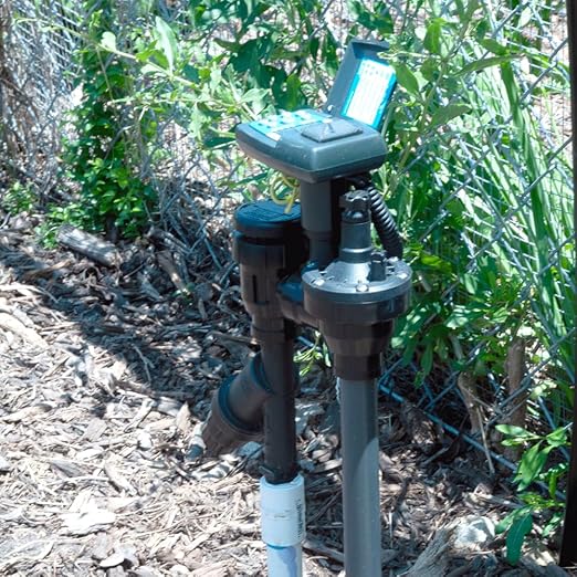 DIG P16-155 1" All-Purpose Heavy Duty Drip Irrigation Kit MPT Inline Y Filter with 155 Mesh Polyester Screen and Flush Cap for Drip Irrigation and Misting Systems