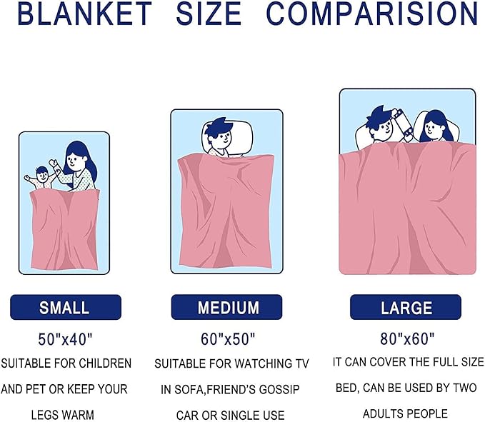 Cute Panda Blanket Soft Lightweight Flannel Fleece Cartoon Throw Blankets Bedding for Bed Sofa Couch Living Room Gifts 60"X50"