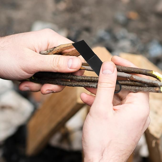 10pcs Multi-Functional Flint Scraper Fire Starters for Camping and Survival Portable Lightweight Emergency Fire Starter Tool for Outdoor Campfires and Essential Accessories