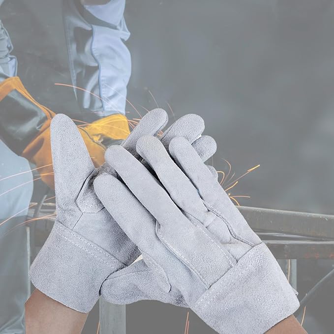 Garden Gloves,Durian Picking Work Gloves Punctureproof Hand Protection for BBQ Women Men Welding Handling Chestnut