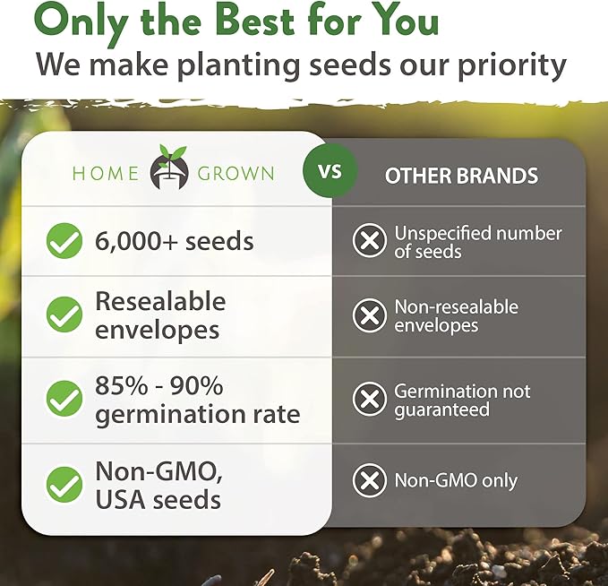 HOME GROWN 12 Winter Vegetable Seeds Heirloom,Fall & Winter Vegetable Seeds for Planting Home Garden: Bean, Beet, Broccoli, Cabbage, Carrot, Cauliflower, Kale,Parsnip,Squash,Chard & More