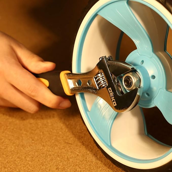 DEKOPRO 198 Piece Home Repair Tool Kit, Wrench Plastic Toolbox with General Household Hand Tool Set