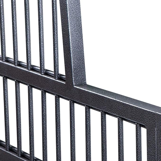 Easy-Up Titan Horse Stall Gates | Heavy-Duty Steel Construction | Rust-Resistant Finish | Ideal for Barn, Farm & Equestrian Use | Horseshoe Gate with Yoke - 52" Wide | Color Gray Armor