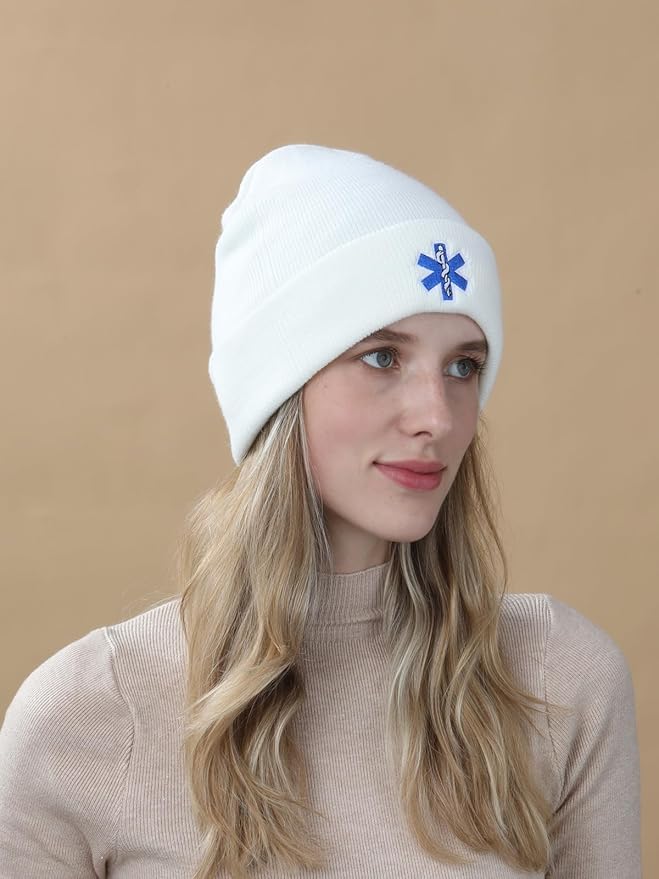 EMT Beanie Hat for Men Women EMTs Gifts Paramedic Gifts for Emergency Medical Technician Funny Stuff