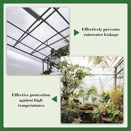 Polycarbonate Sheet 65.6Ft x 3.28Ft,DIY UV Resistant Polycarbonate Greenhouse Panels,Insulated Transparent Polycarbonate Roof Panels for Roof Farming Gardening Agriculture Courtyards Canopy