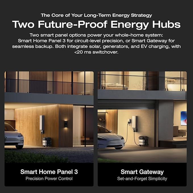 EF ECOFLOW 12288Wh Power Station: DELTA Pro Ultra X (1x Inverter + 2 x Batteries), 12000W Solar Generator for Home Battery Backup, Expandable to 180kWh, Outdoor & Camping Battery Power Supply