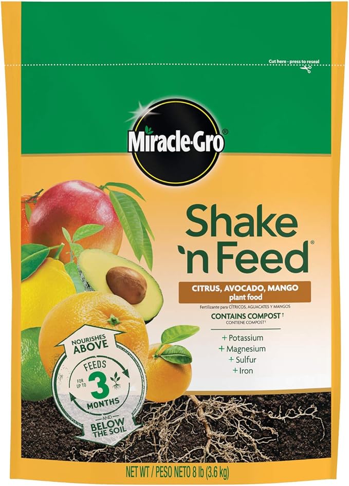 Miracle-Gro Shake 'n Feed Citrus, Avocado and Mango Plant Food 8 lbs.
