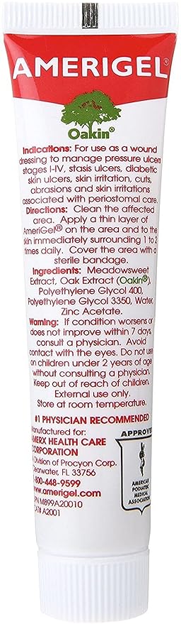 AMERIGEL Total First Aid Bundle (1 oz. Hydrogel Wound Dressing, 7.1 oz. Saline Wound Wash, Bordered Gauze Dressing)