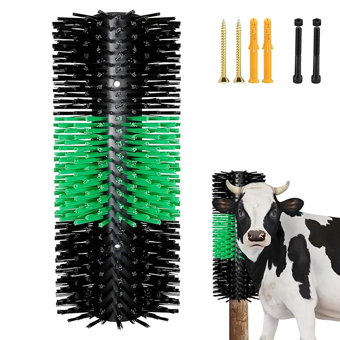 1PCS Livestock Scratching Brush Kit, Cattle and Horse Massage Grooming Brush, Itch Relief for Goat, Sheep and Pig