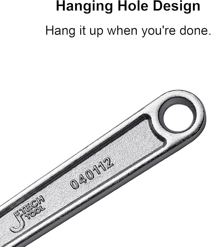 Jetech 24-Inch Adjustable Wrench - Professional Heavy Duty Chrome Vanadium Steel Shifter Spanner with Inch/Metric Scale Wide Caliber Opening