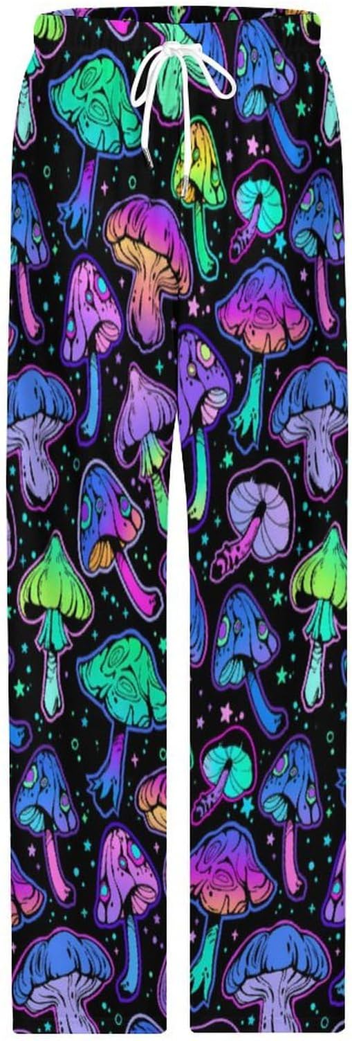 Funny Mens Pajama Pants Lightweight Soft Lounge Pant Sleep Pj Bottoms for Men With Pockets
