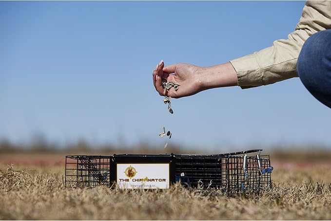 Rugged Ranch 4‑Pack Chipmunkinator Multi‑Catch Chipmunk Trap, Wire Cage, 14.5"x4"x14.5" Each - Live Catch‑and‑Release, 2‑Door Humane Rodent Control, No‑Poison Outdoor Use