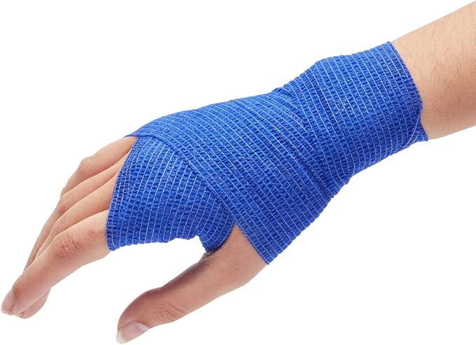 Juvale Self-Adherent Bandage Wrap - Grip Tape for Tattoo & Sport Tape - Vet Wrap & Wrist Support - 2 in x 5 yd, 24 Rolls, Multicolor