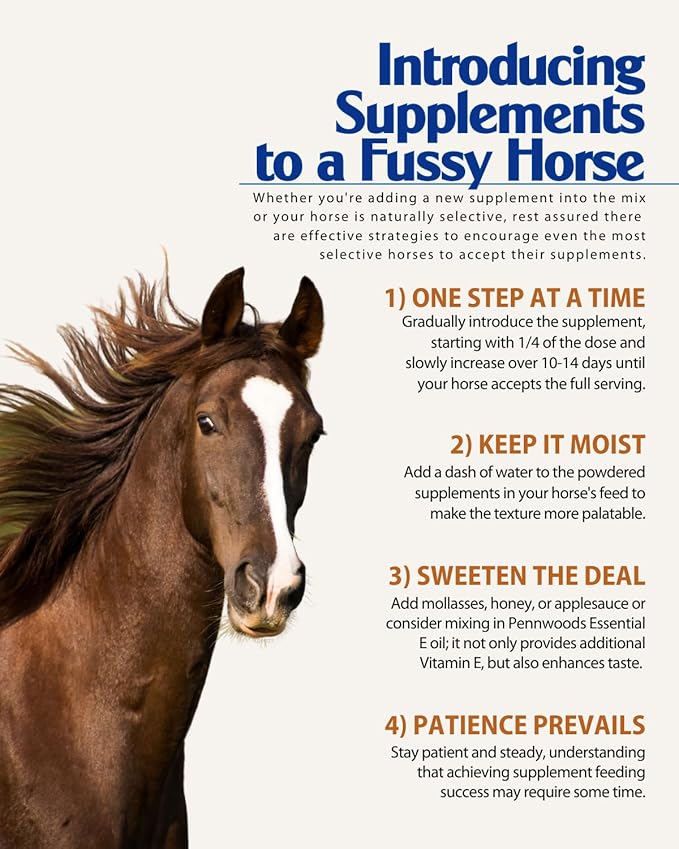 Pennwoods Essential Rescue, Hoof Supplements for Horses, Biotin & Whey Protein Formula, Weight Gain Horses, Horse Strength Supplement, 5 lbs Bag