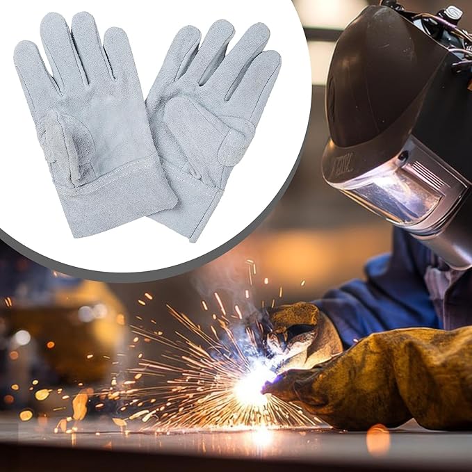 Garden Gloves,Durian Picking Work Gloves Punctureproof Hand Protection for BBQ Women Men Welding Handling Chestnut