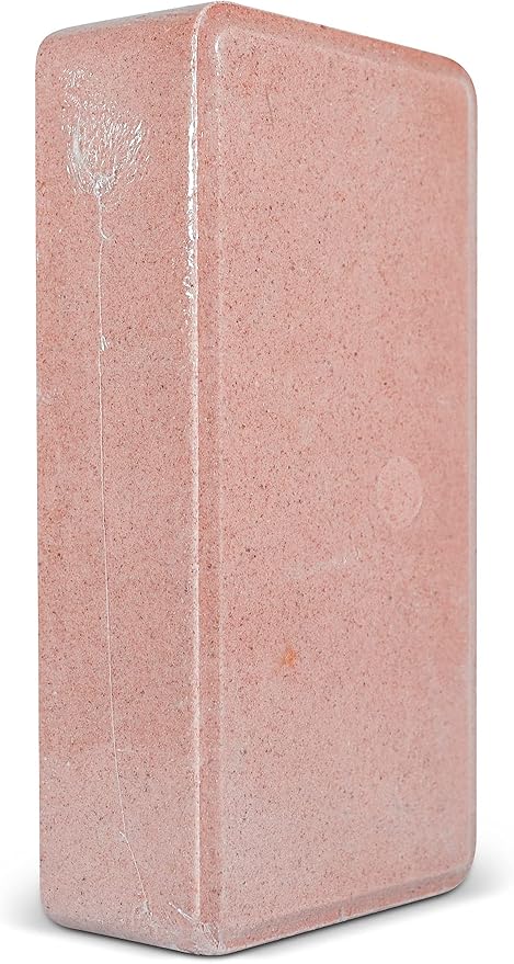 Himalayan Secrets Compressed Pink Salt Lick Brick for Livestock & Wildlife, Pure & Natural Feed Salt Block, Minerals & Trace Elements, No Additives, Durable & Long Lasting, 4.4LB (2KG)