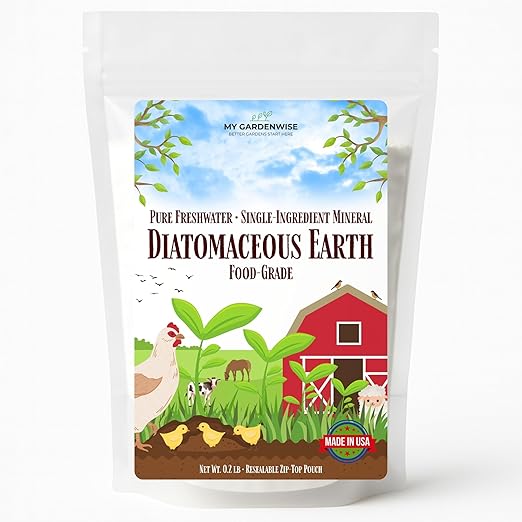 Diatomaceous Earth Food Grade – Diatomaceous Earth (DE) Powder – Pets & Plants Safe – Made in USA (0.2 lb)