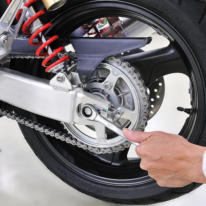 Jetech 11/16 inch Ratcheting Combination Wrench, Industrial Grade Gear Spanner with 12-Point Design, 72-Tooth Ratchet, Forged and Heat-Treated Cr-V Steel, SAE