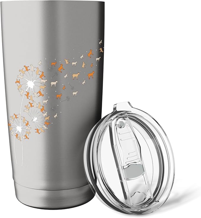 Dandelion Goats - Goat Lover Farm Animal Breeding Rancher Stainless Steel Insulated Tumbler