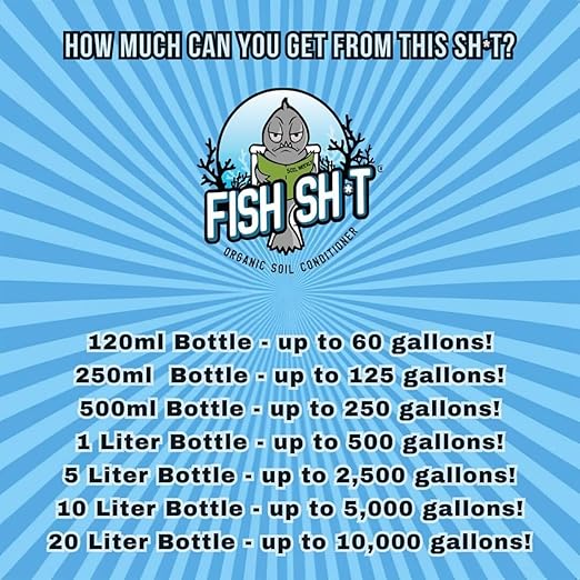 Fish Head Farms Organic Soil Conditioner for Yield and Flavor Enhancement. Improves Fertilizer Efficiency. Useful in both Garden Soil and Hydroponics Applications. 120 mililiters