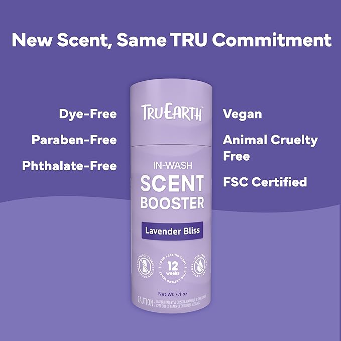 Tru Earth | Scent Booster | Lavender Bliss | Odor Protection | 7.1oz