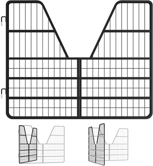 52" W×42" H Stall Guards for Horses, Horse Stall Gates, Heavy Duty Steel Yoke Design Fits Standard Barn Doorways
