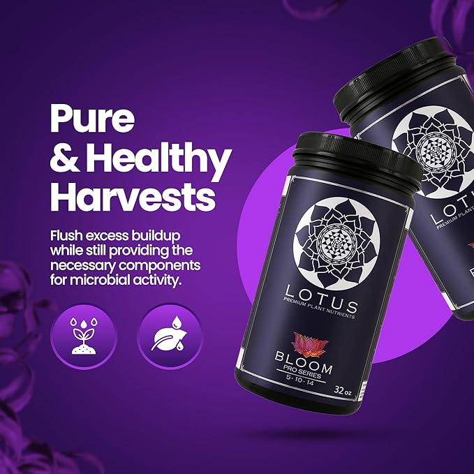 Bloom Pro Series - Hydroponic Plant Nutrients and Fertilizer, Water Soluble Plant Food, for Coco Coir Hydro and Soil, Enhances Flowering and Fruiting, Indoor and Outdoor Grows (32oz)