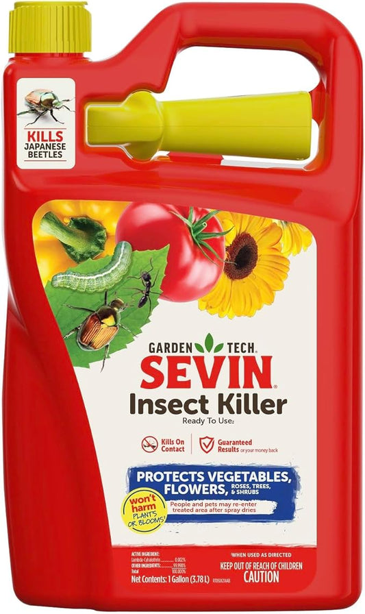 Sevin 100547234 Insect Killer Ready to use 1 Gallon, White Label
