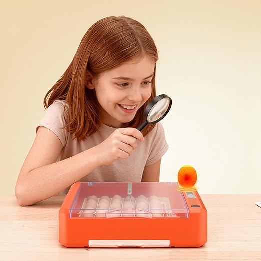 VEVOR 36 Egg Incubator, Automatic Egg Turner with LED Candler & Water Tray, Temperature & Humidity Control, 360° View Clear Window, Poultry Eggs Incubators for Hatching Chicks Ducks Goose Quails