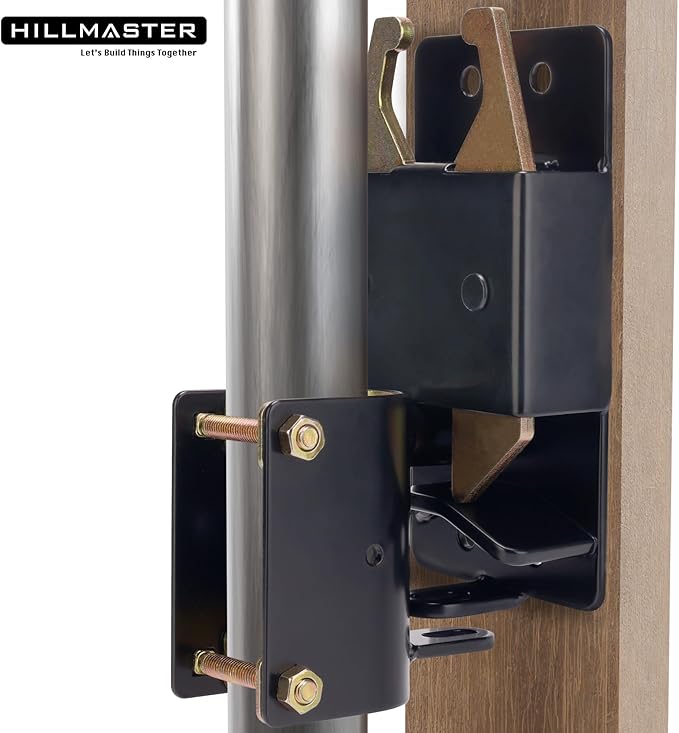 2 Pack Heavy Duty 2 Way Farm Gate Latch, Two Way Fence Gate Latch for Metal Gates Livestock Cattle Gate Latches Gate Hardware for Horse Corrals, Ranches(Screws and Instructions Included)