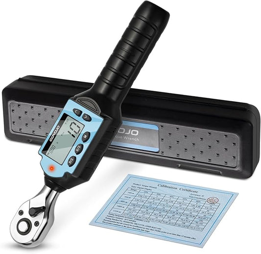 GOYOJO Digital Torque Wrench, 1-10Nm (0.74-7.37 ft-lb) High-Precision 1/4-Inch Drive, Durable Tool for Bicycles, Motorcycles, Home Appliances, and DIY Projects